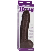 Большая насадка для трусиков Vac-U-Lock Realistic Hung - 31,7 см. - Doc Johnson - купить с доставкой во Владимире
