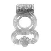 Прозрачное эрекционное кольцо Rings Treadle с подхватом - Lola Games - во Владимире купить с доставкой