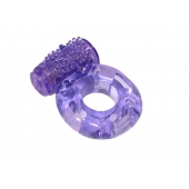 Фиолетовое эрекционное кольцо с вибрацией Rings Axle-pin - Lola Games - во Владимире купить с доставкой