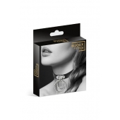 Черный чокер с двумя кольцами - Bijoux Pour Toi - купить с доставкой во Владимире