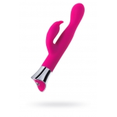 Розовый вибратор с клиторальным стимулятором и гибкой головкой LOLY - 21,6 см. - JOS купить во Владимире с доставкой в Orgasmix.ru Розовый вибратор с клиторальным стимулятором и гибкой головкой LOLY - 21,6 см. - JOS