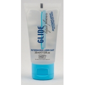 Интимная смазка на водной основе Glide - 30 мл. - HOT - купить с доставкой во Владимире