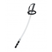 Силиконовый уретральный плаг со сменными фиксирующими кольцами Metal - ToyFa - купить с доставкой во Владимире