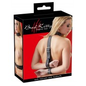 Фиксация на шею и запястья Bad Kitty Neck and Hand Restraints - Orion - купить с доставкой во Владимире