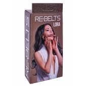 Кляп-трензель Lora с металлическими кольцами - Rebelts - купить с доставкой во Владимире