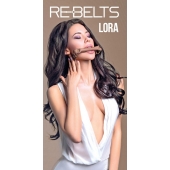 Кляп-трензель Lora с металлическими кольцами - Rebelts - купить с доставкой во Владимире