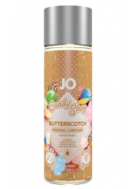 Смазка на водной основе Candy Shop Butterscotch с ароматом ирисок - 60 мл. - System JO - купить с доставкой во Владимире