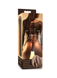 Коричневый мастубратор-вагина Nicole s Kitty - Blush Novelties - во Владимире купить с доставкой