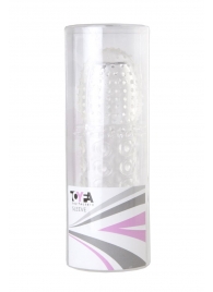 Прозрачная закрытая гелевая насадка - 13,5 см. - Toyfa Basic - во Владимире купить с доставкой Прозрачная закрытая гелевая насадка - 13,5 см. - Toyfa Basic - во Владимире купить с доставкой