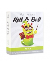 Стимулирующий презерватив-насадка Roll   Ball Apple - Sitabella - купить с доставкой во Владимире