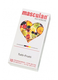 Жёлтые презервативы Masculan Ultra Tutti-Frutti с фруктовым ароматом - 10 шт. - Masculan - купить с доставкой во Владимире