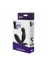 Черный вибромассажер простаты PROSTATE HERO - Dream Toys - во Владимире купить с доставкой