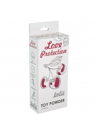 Пудра для игрушек Love Protection с ароматом вишни - 30 гр. - Lola Games - купить с доставкой во Владимире