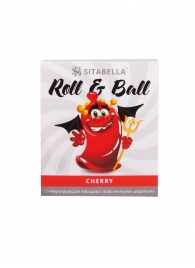 Стимулирующий презерватив-насадка Roll   Ball Cherry - Sitabella - купить с доставкой во Владимире