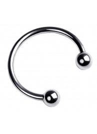 Серебристая подкова на головку пениса - ToyFa - купить с доставкой во Владимире