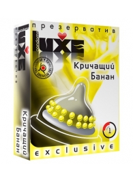 Презерватив LUXE  Exclusive  Кричащий банан  - 1 шт. - Luxe - купить с доставкой во Владимире