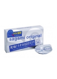 Ультратонкие презервативы Sagami Original QUICK - 6 шт. - Sagami - купить с доставкой во Владимире