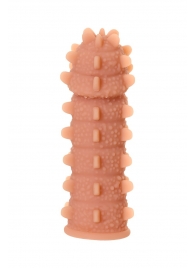 Телесная реалистичная насадка KOKOS Extreme Sleeve 04 с дополнительной стимуляцией - 12,7 см. - KOKOS - во Владимире купить с доставкой Телесная реалистичная насадка KOKOS Extreme Sleeve 04 с дополнительной стимуляцией - 12,7 см. - KOKOS - во Владимире купить с доставкой