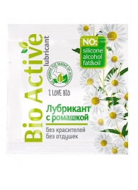 Пробник лубриканта на водной основе Bio Active - 3 гр. - Биоритм - купить с доставкой во Владимире