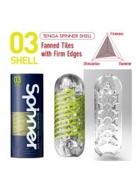 Мастурбатор SPINNER Shell - Tenga - во Владимире купить с доставкой