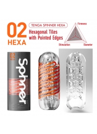 Мастурбатор SPINNER Hexa - Tenga - во Владимире купить с доставкой