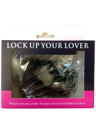 Черные меховые наручники Love с ключиками - Baile - купить с доставкой во Владимире