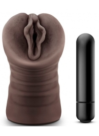 Коричневый мастурбатор-вагина Alexis - Blush Novelties - во Владимире купить с доставкой