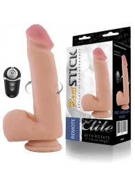 Перезаряжаемый ротатор с пультом ДУ - 18 см. - ToyFa купить во Владимире с доставкой в Orgasmix.ru Перезаряжаемый ротатор с пультом ДУ - 18 см. - ToyFa