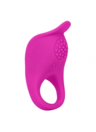 Ярко-розовое эрекционное виброкольцо Silicone Rechargeable Teasing Enhancer - California Exotic Novelties - во Владимире купить с доставкой