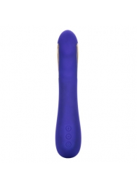 Фиолетовый вибратор с электростимуляцией Intimate E-Stimulator Petite Wand - 18,5 см. - California Exotic Novelties - купить с доставкой во Владимире