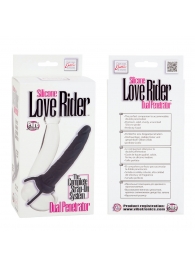 Насадка на пенис Silicone Love Rider Dual Penetrator для двойного проникновения - 14 см. - California Exotic Novelties - во Владимире купить с доставкой