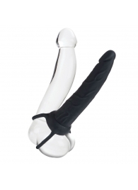 Насадка на пенис Silicone Love Rider Dual Penetrator для двойного проникновения - 14 см. - California Exotic Novelties - во Владимире купить с доставкой