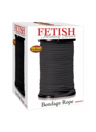 Черная веревка для связывания Bondage Rope - 60,9 м. - Pipedream - купить с доставкой во Владимире