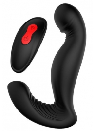 Черный вибромассажер простаты SWIRLING P-PLEASER - Dream Toys - во Владимире купить с доставкой