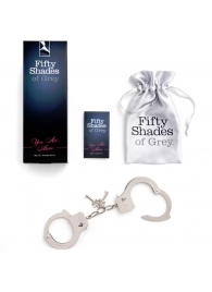 Металлические наручники Metal Handcuffs - Fifty Shades of Grey - купить с доставкой во Владимире