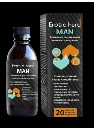 Мужской биогенный концентрат для усиления эрекции Erotic hard Man - 250 мл. - Erotic Hard - купить с доставкой во Владимире