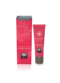 Возбуждающий интимный гель для двоих STIMULATION GEL Pomegranate   Nutmeg - 30 мл. - Shiatsu - купить с доставкой во Владимире