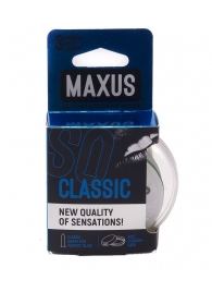 Классические презервативы в пластиковом кейсе MAXUS Classic - 3 шт. - Maxus - купить с доставкой во Владимире