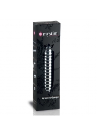 Рельефный фаллос для интенсивного электросекса Groovey George - 20 см. - MyStim - купить с доставкой во Владимире