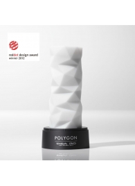 Белый 3D мастурбатор POLYGON - Tenga - во Владимире купить с доставкой