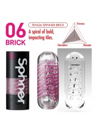Мастурбатор SPINNER Brick - Tenga - во Владимире купить с доставкой