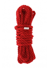 Красная веревка для шибари DELUXE BONDAGE ROPE - 5 м. - Dream Toys - купить с доставкой во Владимире