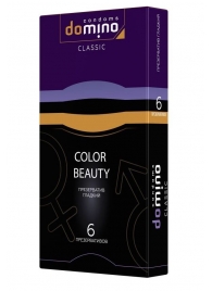 Разноцветные презервативы DOMINO Colour Beauty - 6 шт. - Domino - купить с доставкой во Владимире