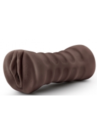 Коричневый мастурбатор-вагина Hot Chocolate Brianna - Blush Novelties - во Владимире купить с доставкой