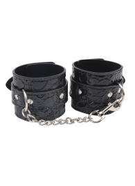 Черные наручники Be good Wrist Cuffs - Chisa - купить с доставкой во Владимире