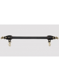 Черная распорка для ног Bound to You Faux Leather Spreader Bar - 50,8 см. - Fifty Shades of Grey - купить с доставкой во Владимире