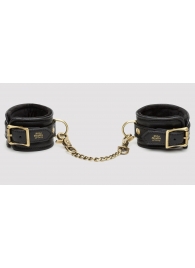 Черные наручники Bound to You Faux Leather Wrist Cuffs - Fifty Shades of Grey - купить с доставкой во Владимире
