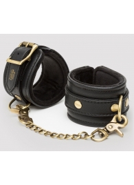 Черные наручники Bound to You Faux Leather Wrist Cuffs - Fifty Shades of Grey - купить с доставкой во Владимире
