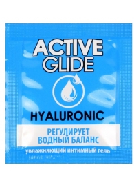 Лубрикант на водной основе Active Glide с гиалуроновой кислотой - 3 гр. - Биоритм - купить с доставкой во Владимире