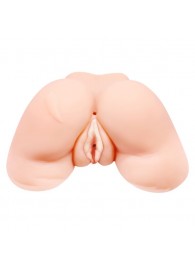 Телесная вибровагина Julie с 2 рабочими отверстиями - Baile - во Владимире купить с доставкой